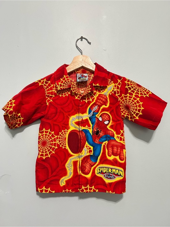 Marvel Other - 2002 Marvel Spider-Man Button Down Shirt size 3